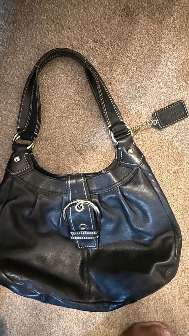 Coach Soho Lynn Hobo bag in black leather